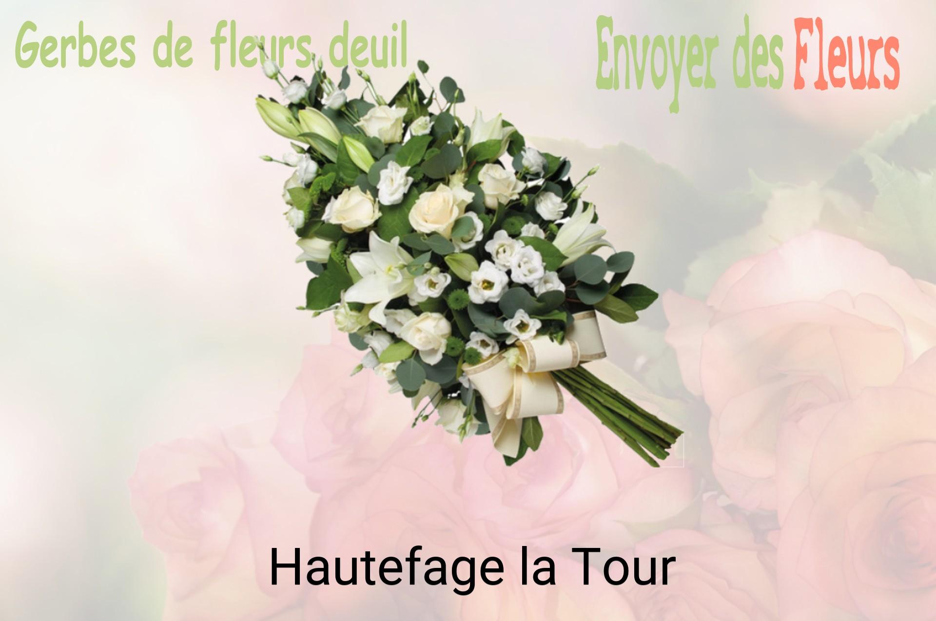 Gerbe de fleurs de deuil livrée à Hautefage-la-Tour